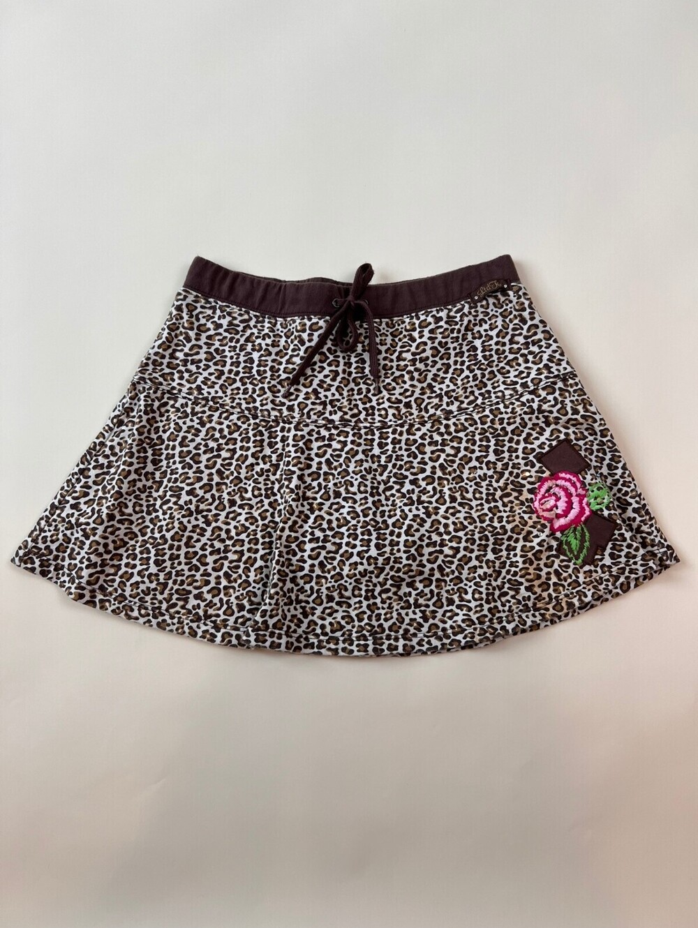 Limited Too Y2K Animal Print Leopard Skirt Skort size Girls 14